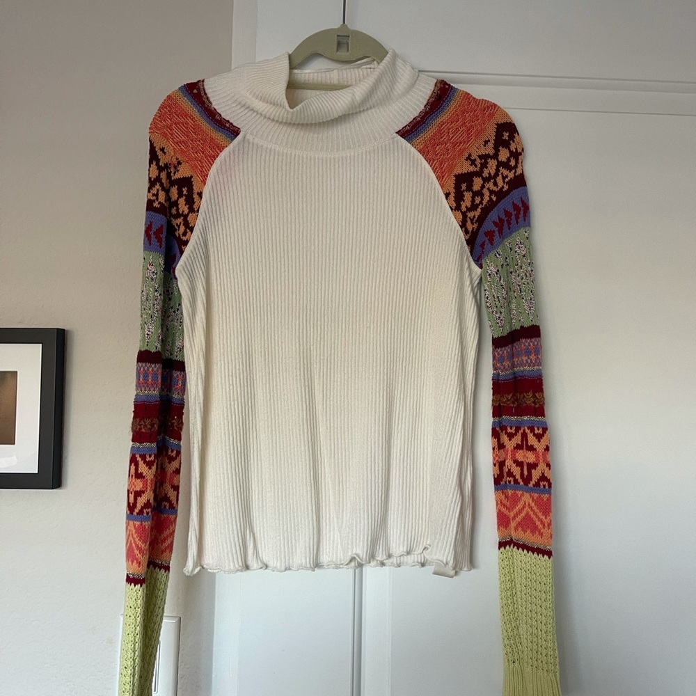FREE PEOPLE knit turtle neck